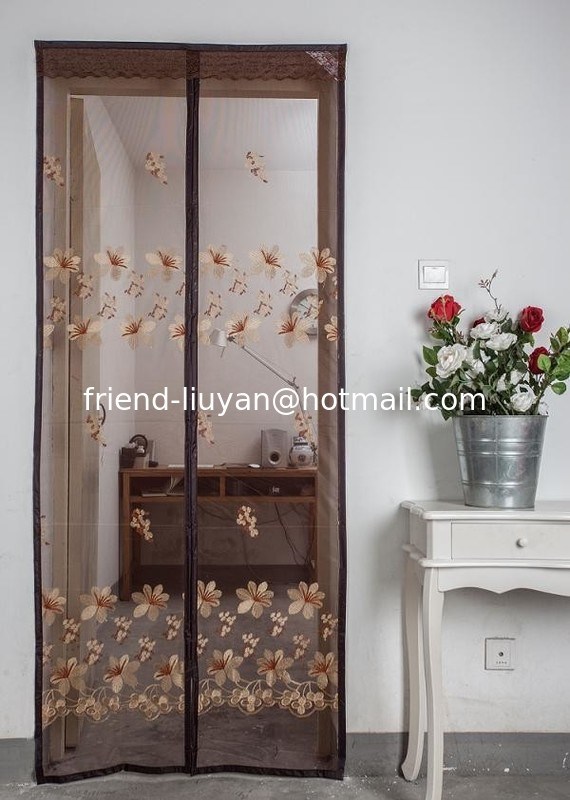 Fine Mesh Gauze Door Mosquito Net Door Magnetic Screen Door