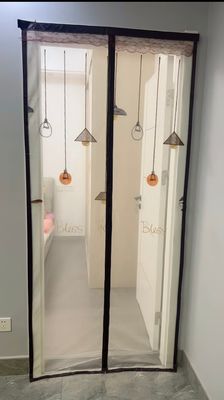 Renkli, Nefes Alabilen ve İşlevsel Kapı ve Pencere için Popüler Manyetik Tül Perde